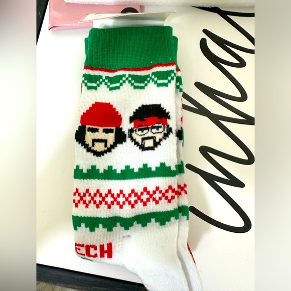 Cheech & Chong Christmas Crew Socks (Pack of 2) - Adults Large - Picture 3 of 4